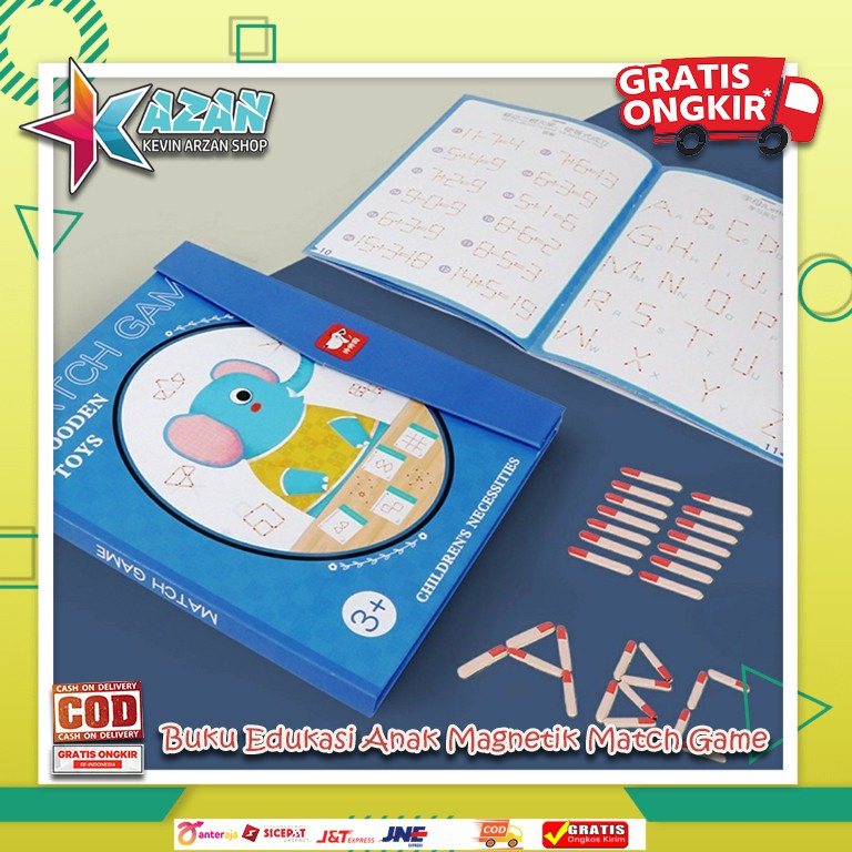 

Buku Edukasi Anak Magnetik Match Game