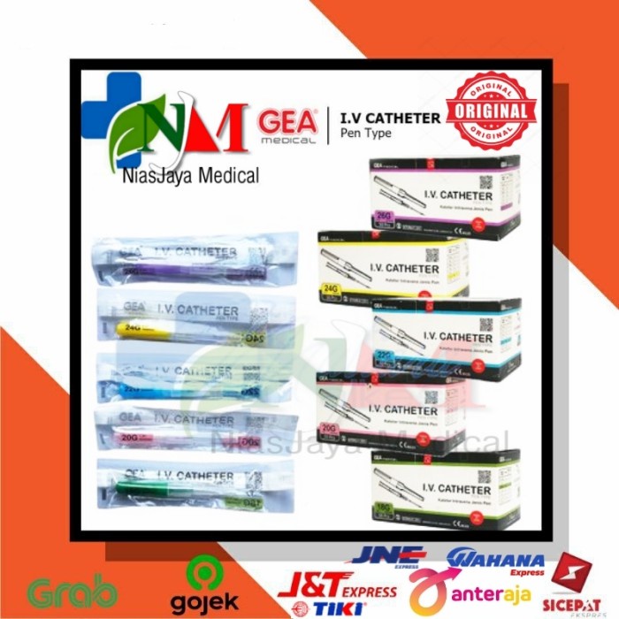I.V cateter ABOCATH GEA/ Jarum infus gea - 24