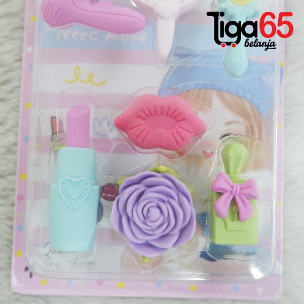 

Hari Ini 365 Penghapus #40884 Paket Penghapus Bentuk Lucu Tema Makeup Bagus