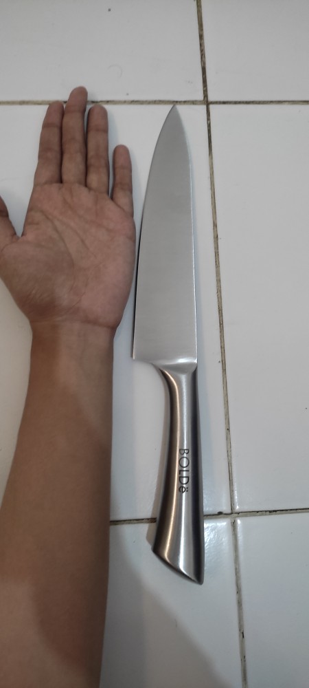 Knife Bolde Cooking Titanium ( Pisau Dapur Titanium )