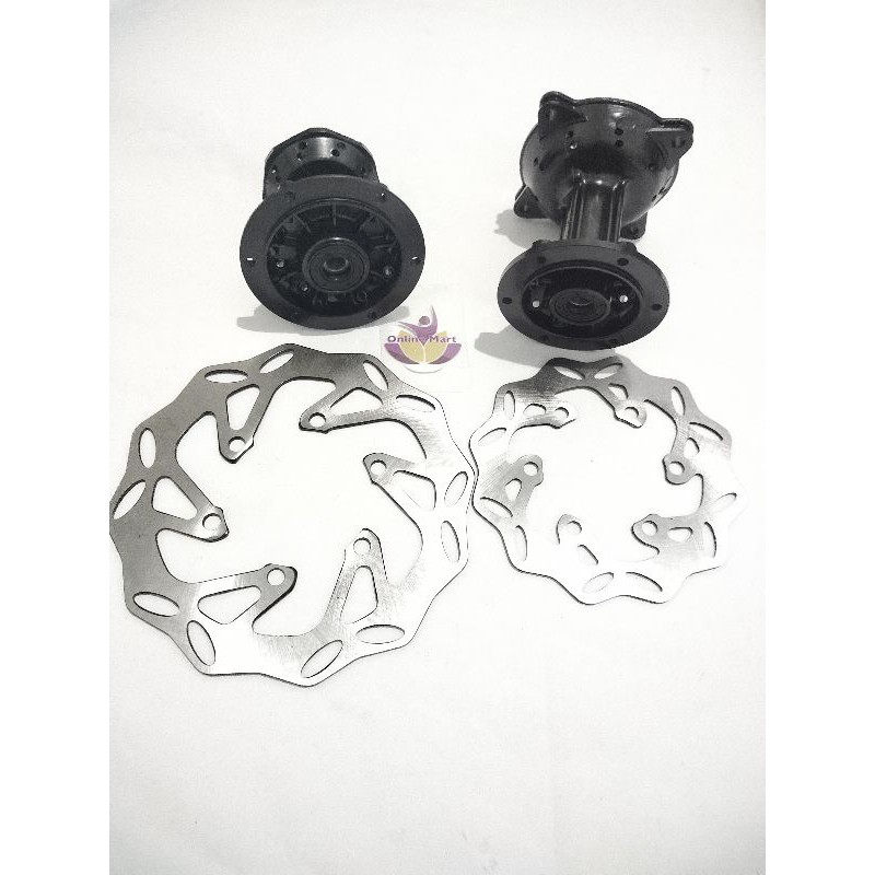 Tromol KLX hole 36 plus piringan depan belakang set klx