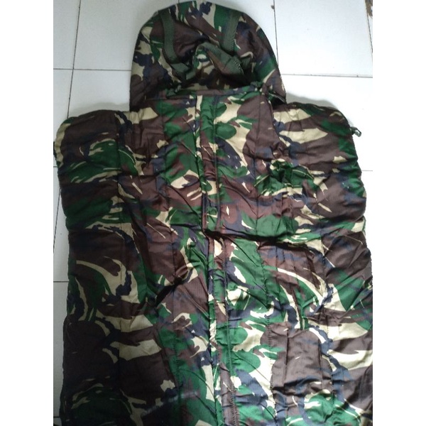 sleeping bag loreng tni/sleeping bag ori