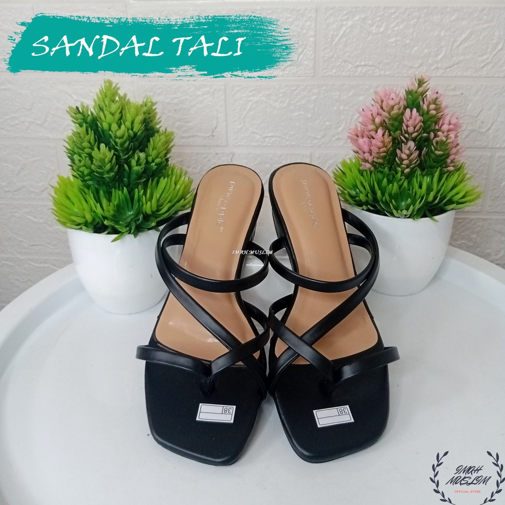 SENDAL WANITA SANDAL PINEAPPLE ORI JEPIT TALI HEELS STYLISH BISA COD