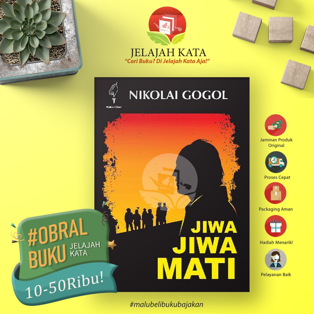 Buku JIWA - JIWA MATI  - NIKOLAI GOGOL - OBOR