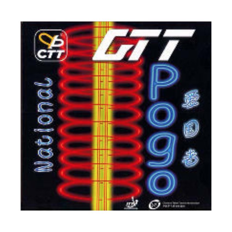 Karet Bat Tenis Meja Pingpong CTT National Pogo OX Bintik Panjang