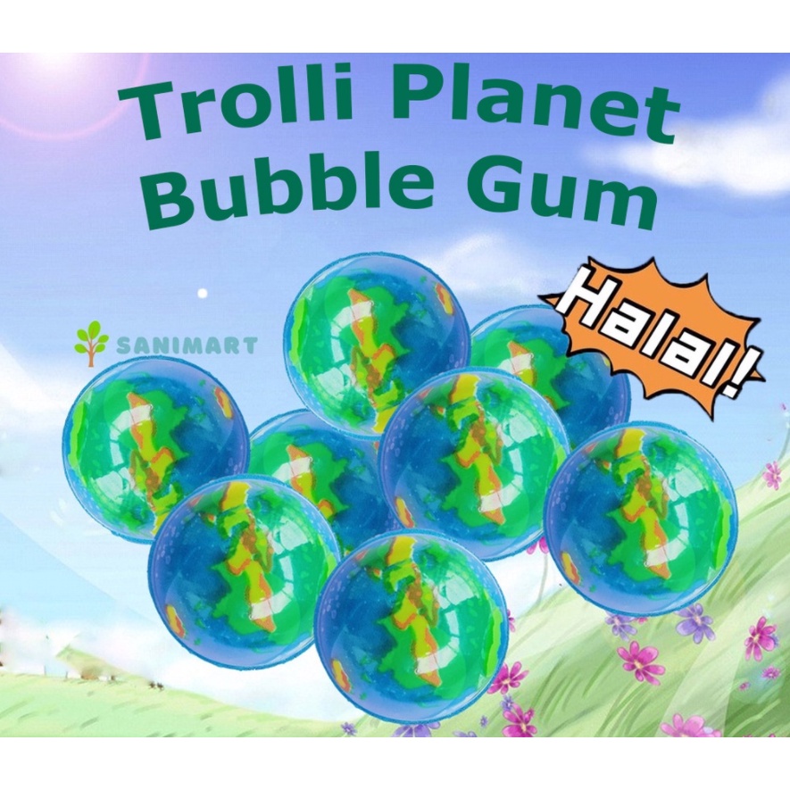 KOREAN TROLLI halal PLANET// PERMEN TROLLY JELLY GUMMI VIRAL//Trolli HALAL Planet Candy Korea Import