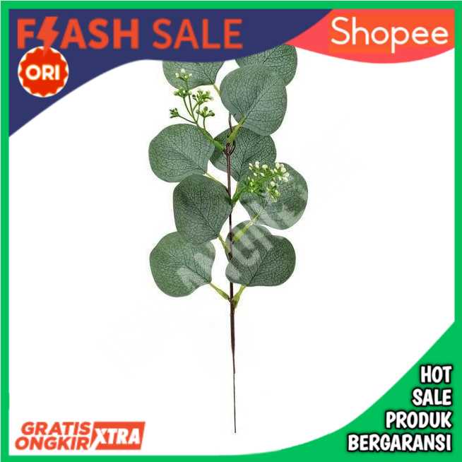 

Fleur Tanaman Daun Eucalyptus Plastik Artificial Dekorasi 1 PCS