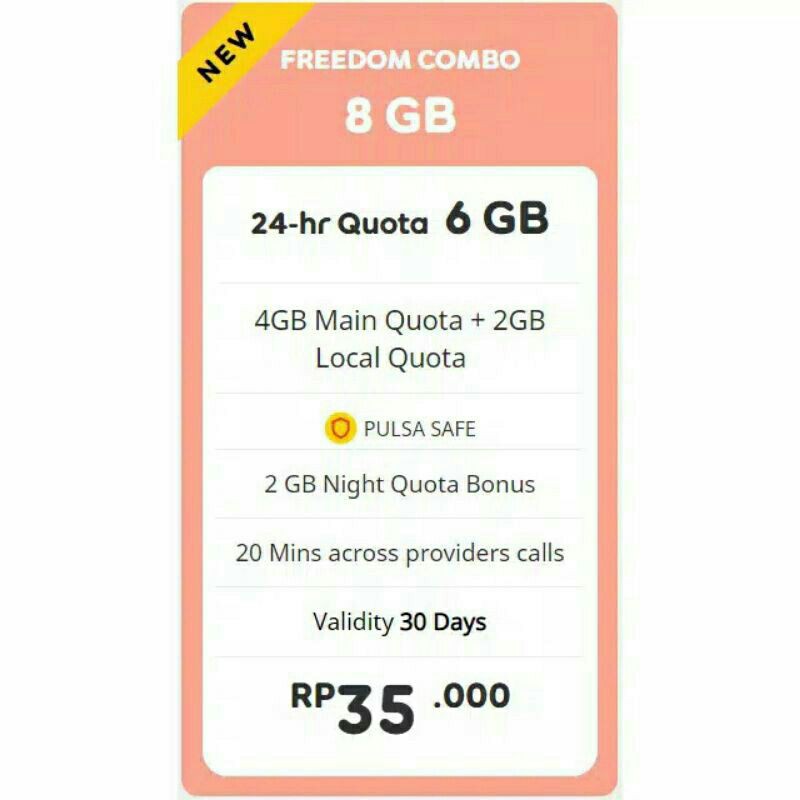paket IM3 freedom combo