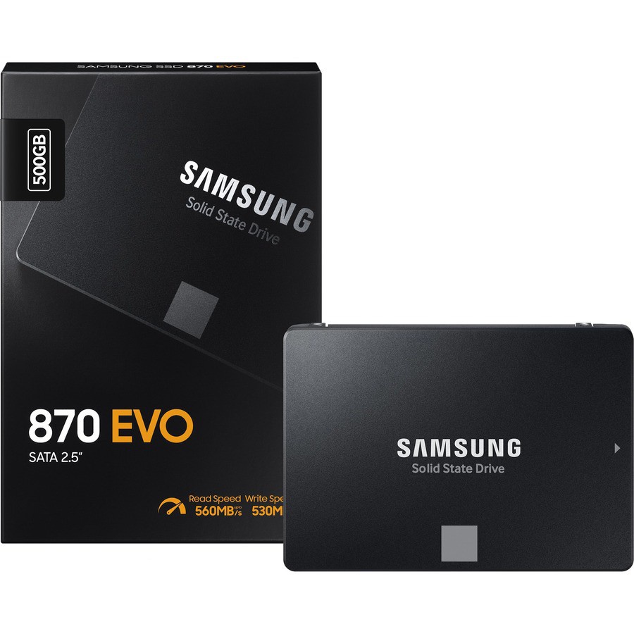 SAMSUNG SSD 870 EVO 500GB SATA III 2.5&quot; - SOLID STATE DRIVE SAMSUNG 500 GB RESMI