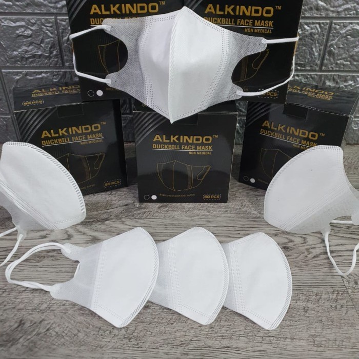 Masker Duckbill Alkindo Face Mask 1box isi 50pcs Grosir