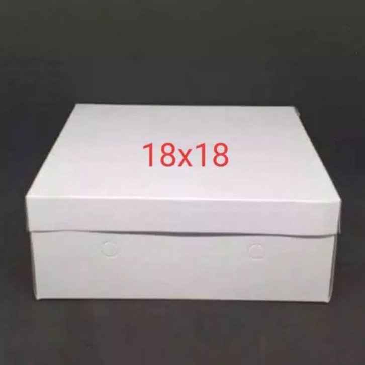 (100pcs) Dus Polos 18x18 / Dus Kotak Nasi 18 x 18