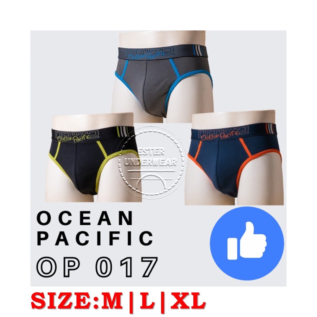 Celana Dalam Pria OCEAN PACIFIC OP 017 ISI 3PCS