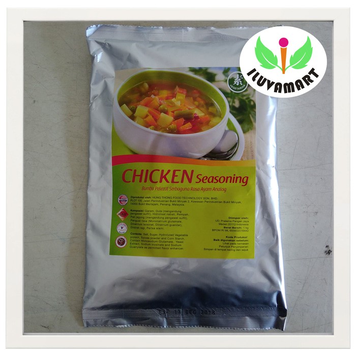 

PROMO VEGETARIAN CHICKEN SEASONING POWDER / KALDU AYAM VEGE / SU CI FEN 1KG !!!!!