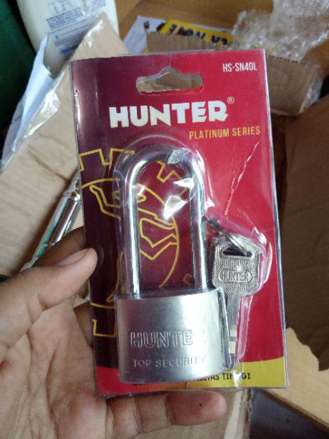 Gembok Chrome Hunter 40 Mm Panjang