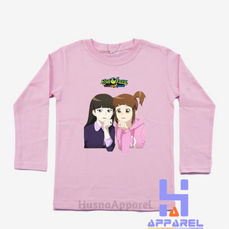 BAJU ANAK KAOS ANAK HARI KOO GAEUN LEE SHINBI HOUSE LENGAN PANJANG