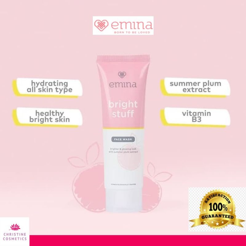 EMINA Bright Stuff Whip Face Wash 50ml