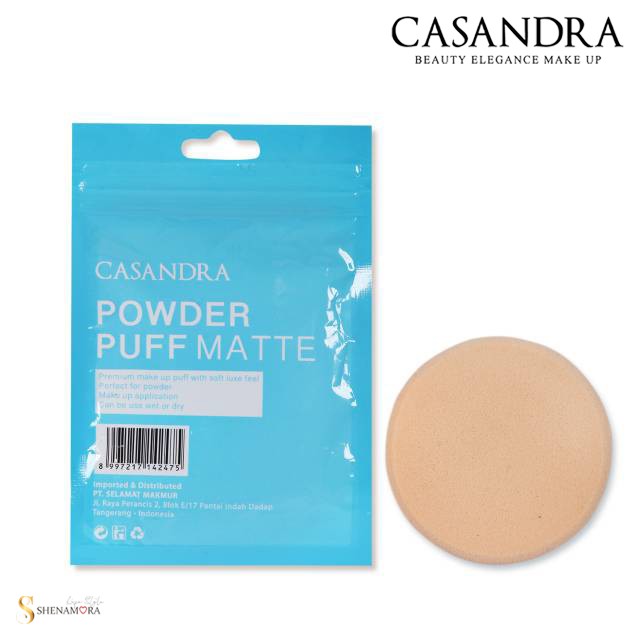 Casandra Powder Puff Matte | Spon Bedak Tebal