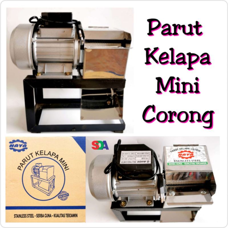Bison Parutan Kelapa Mini Motor / Parut Kelapa Listrik Corong