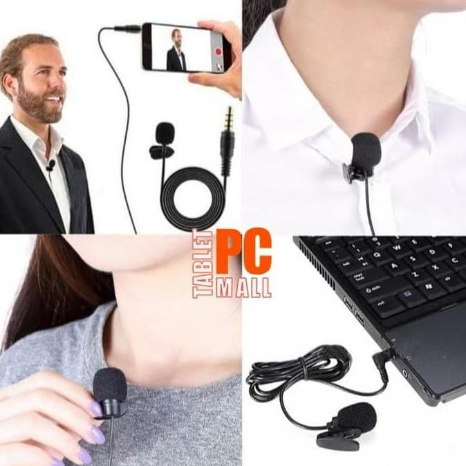 Mic Clip On Youtuber 3.5mm Microphone with Clip - Mic Jepit - Mic Clip