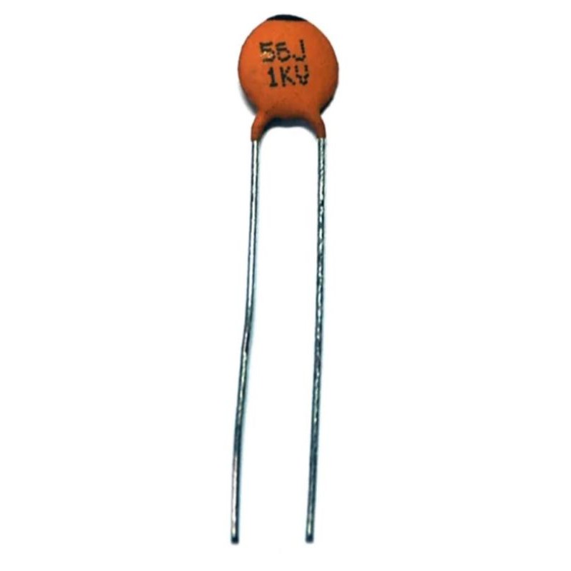 Disc Ceramic Capacitor 56pF 1KV J ±5% NP0 Pitch=5mm RoHS Taiwan NPO