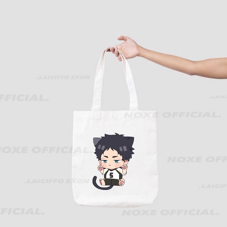 TOTE BAG KANVAS HAIKYU ANIME JEPANG PART 2 / TAS ANIME JEPANG