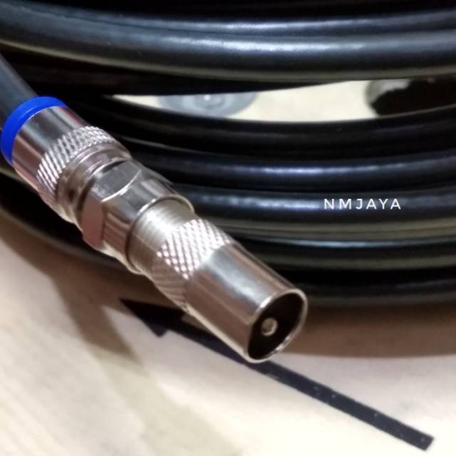 Kabel TV Antena RG6 3meter Belden original siap pakai Male to Male