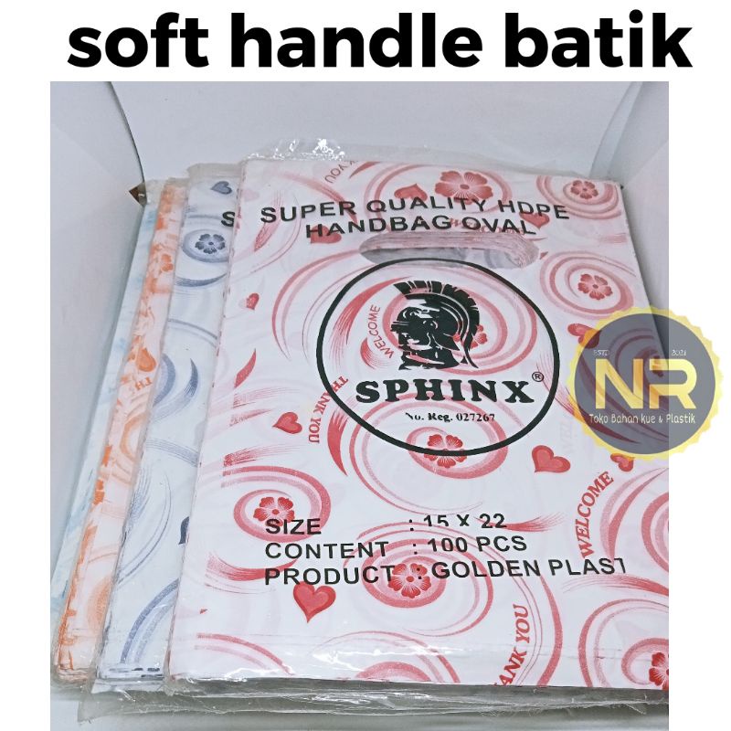 

sof handle batik 15x22 100pcs