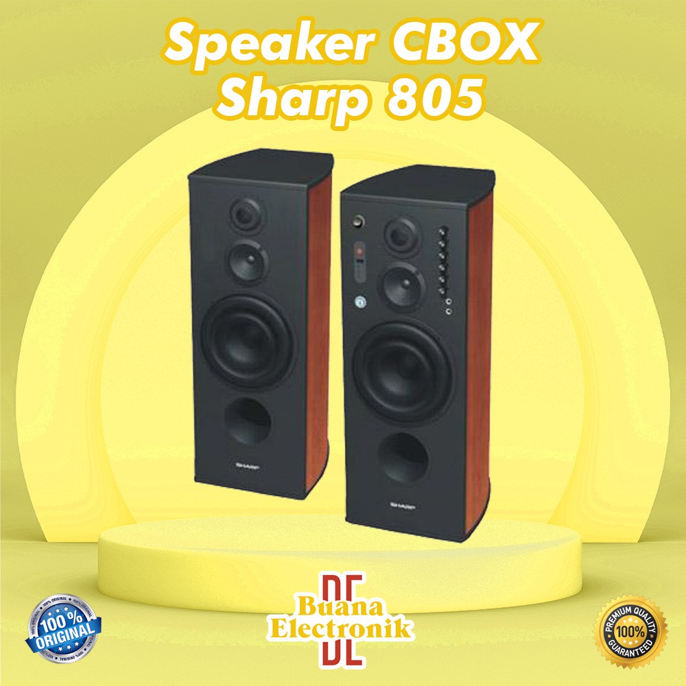 Jual SPEAKER ACTIVE SHARP CBOX 805 UBB ORIGINAL Shopee Indonesia