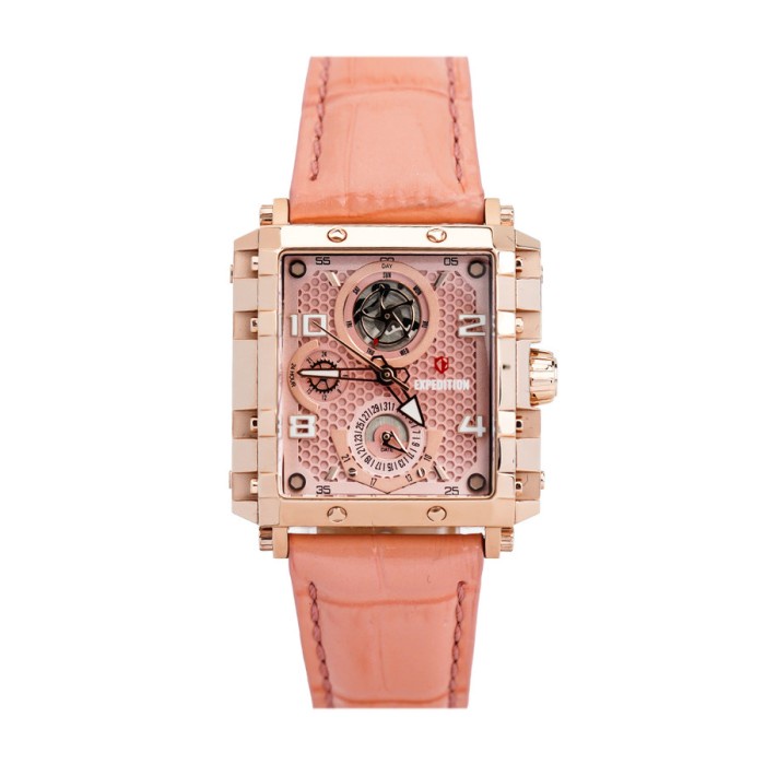 Jam tangan Expedition E 6757 BF - LRGPN Leather Kulit Woman Wanita Murah Original