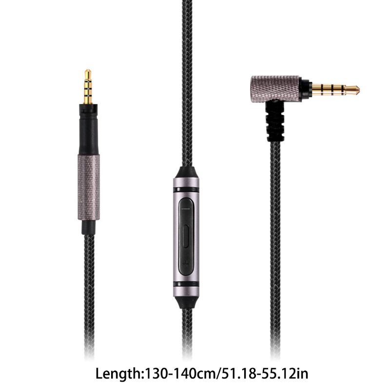 Btsg Kabel Audio Pengganti Lapis Silver Untuk Headphone Sennheiser Momentum 2.0 On Ear