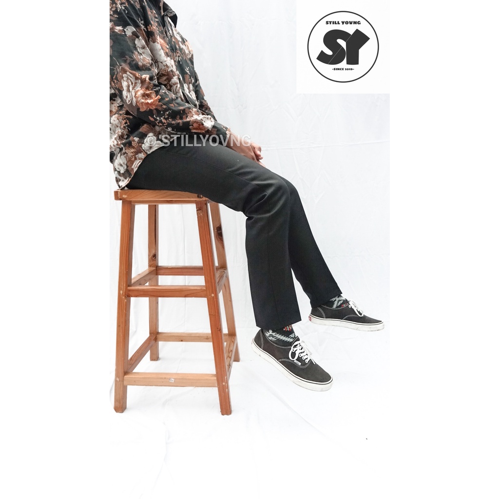 STILL YOVNG SLIM FIT PANTS  - Celana Formal Pria - Celana Bahan Pria Slim Fit - Celana Kerja Pria Sl