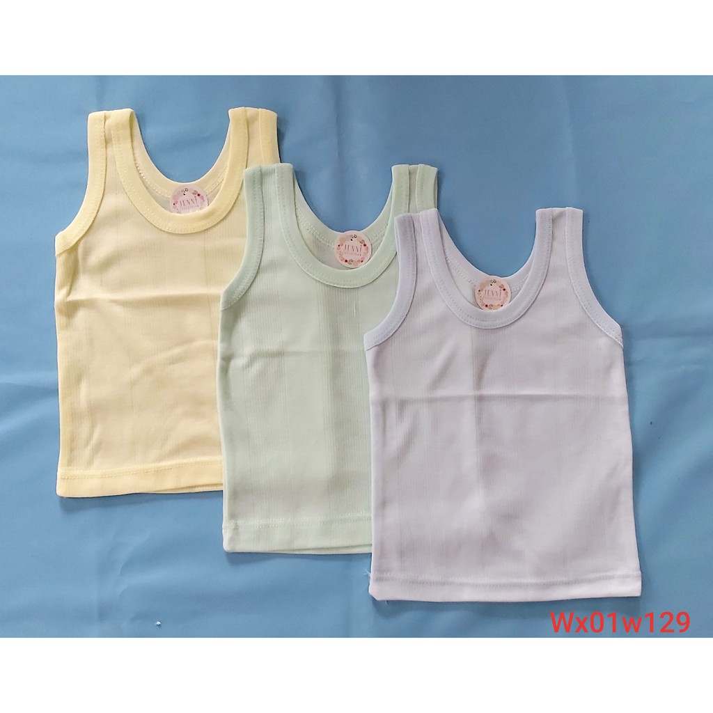  singlet  anak  6pcs warna singlet  anak  kaos  dalam bayi 