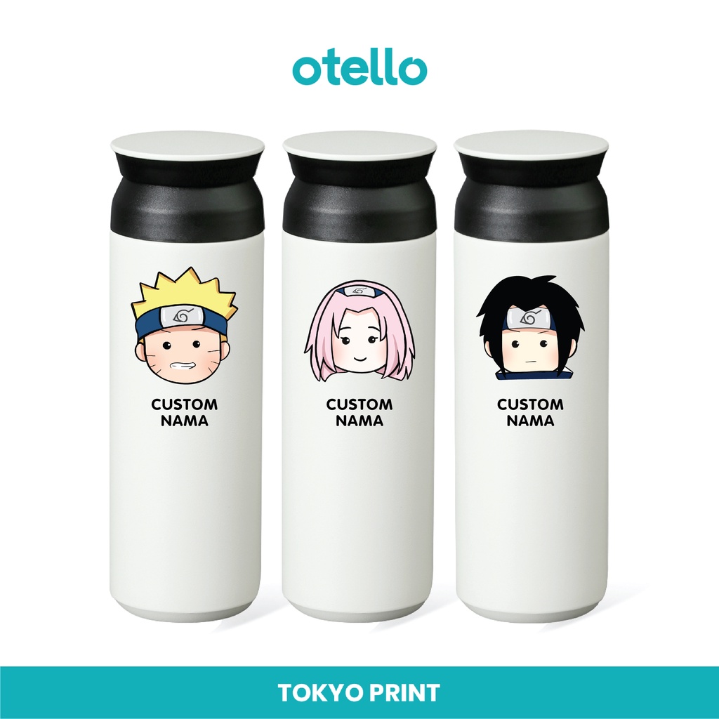 Custom Tumbler Naruto Tokyo Anime Cetak Print Botol Minum Hadiah Anak Thumbler Tamblr