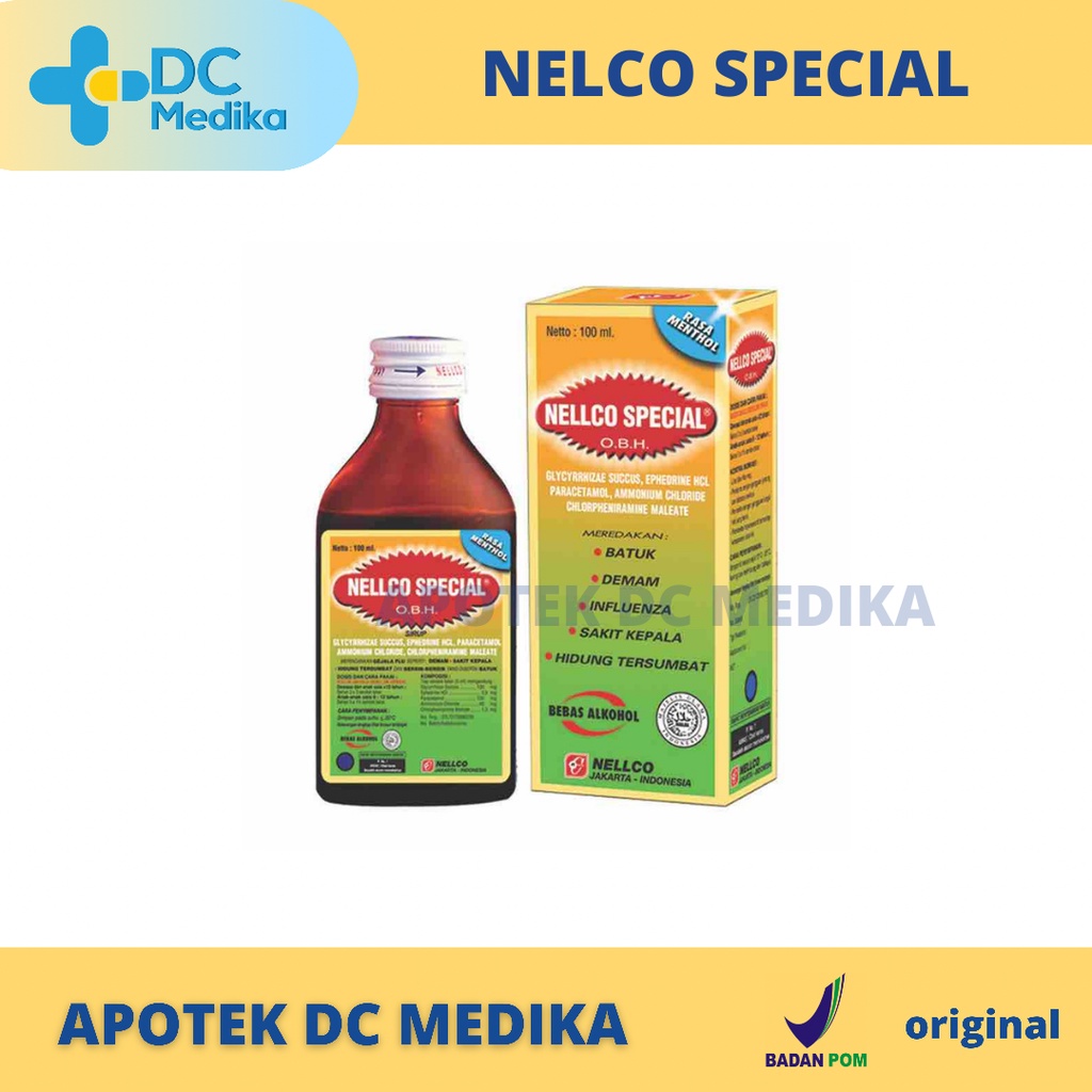 OBH NELLCO SPECIAL / OBH NELLCO SPECIAL 100 ML / OBH NELCO SPECIAL DEWASA