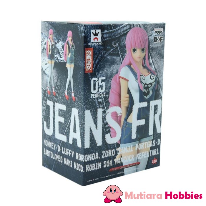 One Piece Jeans Freak 5 Perhona Dark Blue Jeans Shopee Indonesia