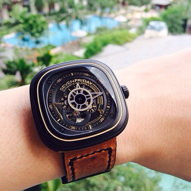 Tali Model Elegant Gunny Straps Camel Untuk Sevenfriday P2B/01 P2B/02 P3B/01 P3B/03 P3B/06 Q1/01