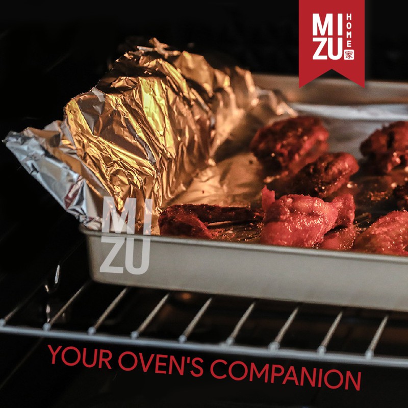 MIZU SUPERSIZE 20m/50m Aluminium Foil Roll JUMBO Baking Cooking Alumunium Roll 30cm-3
