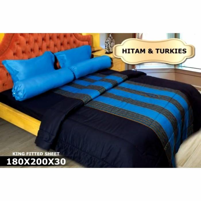 Sprei kotak kotak garis murah wadimor