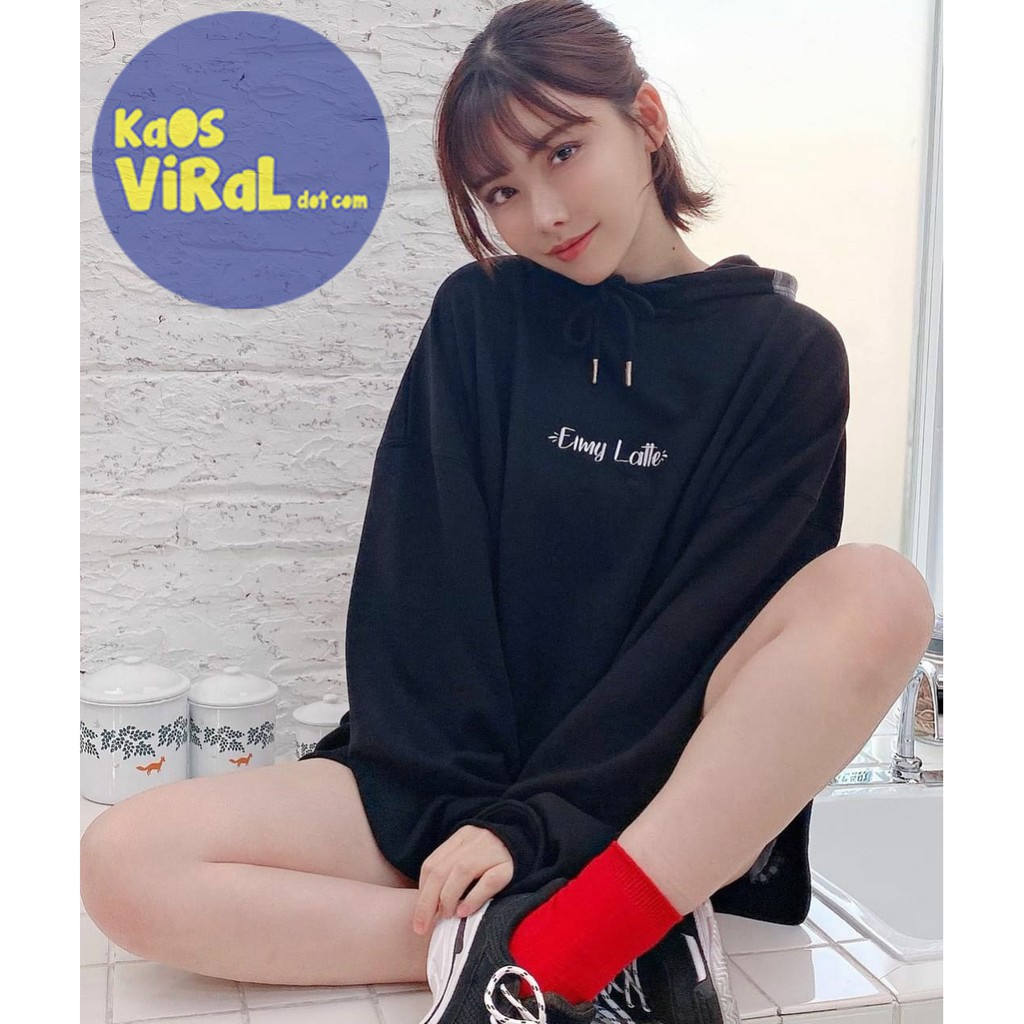 JACKET HOODIE EIMI FUKADA EIMY LATTE JUMPER