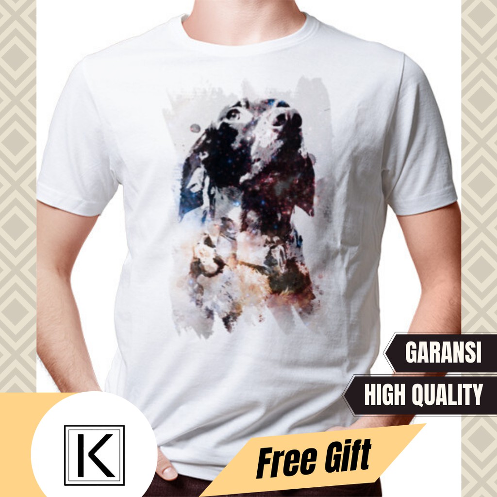 Kaos Anjing - Calm Dog - kaos motif anjing kaos gambar anjing kaos unik kaos lucu kaos keren