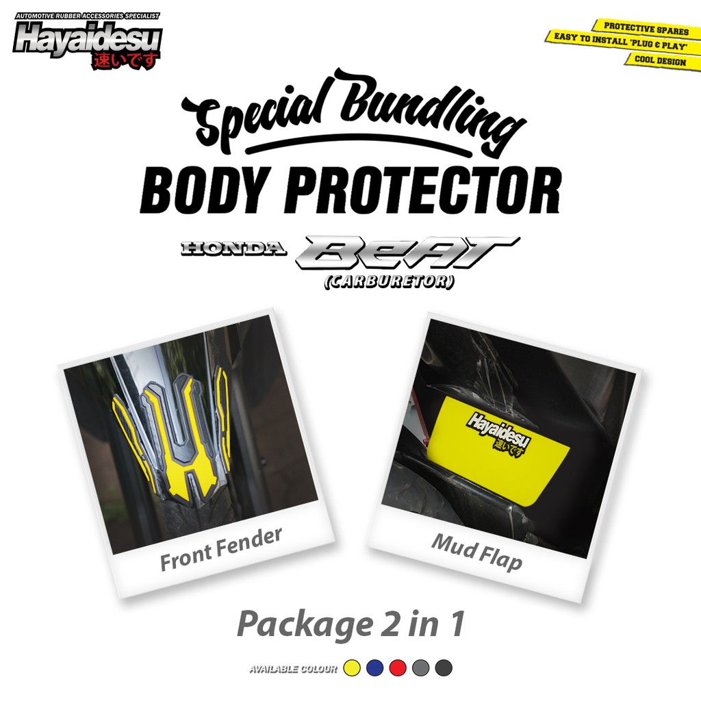 

Hayaidesu Beat Karbu PAKET HEMAT Special Bundle Body Protector