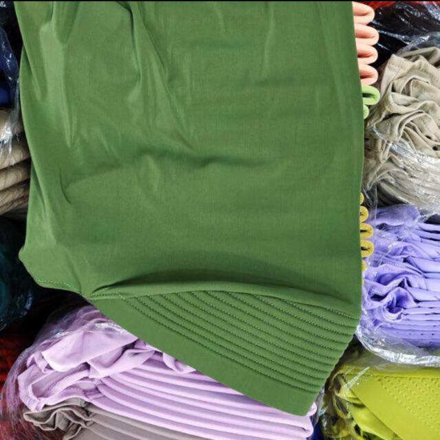 Hijab Pendek Sport / Hijab sport jersy premium / bergo sport pendek / hijab sport-Army