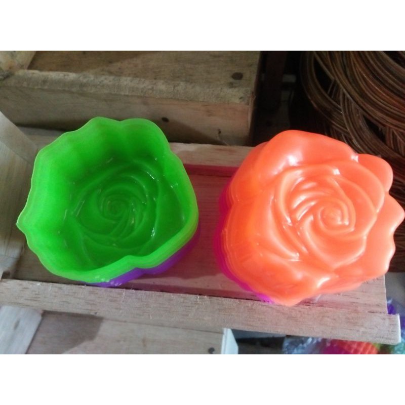 Cetakan kue bolu mawar/ager/jeliy/kue talam/bolu kukus 12pic.