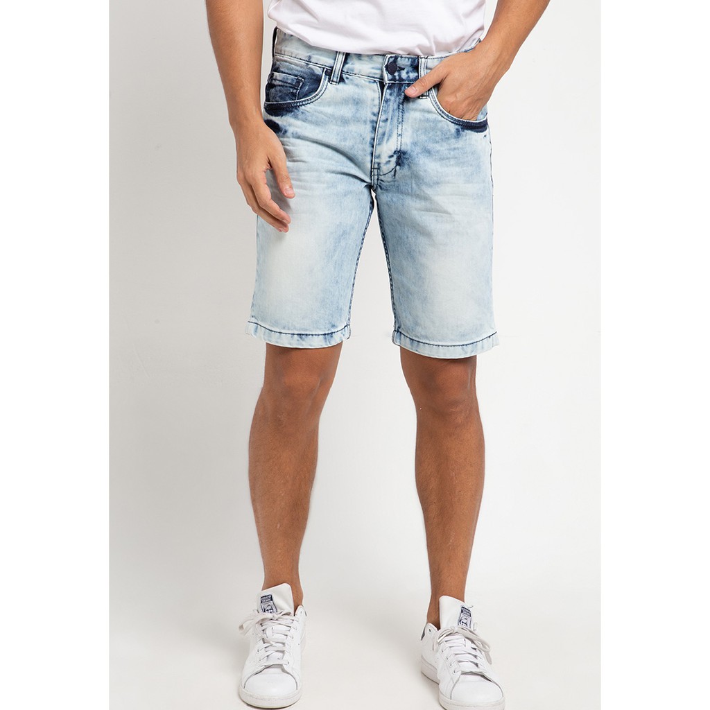 Spyderbilt Celana Pendek Jeans Pria Biru Zilen MWSD043-BLU Planetsurf