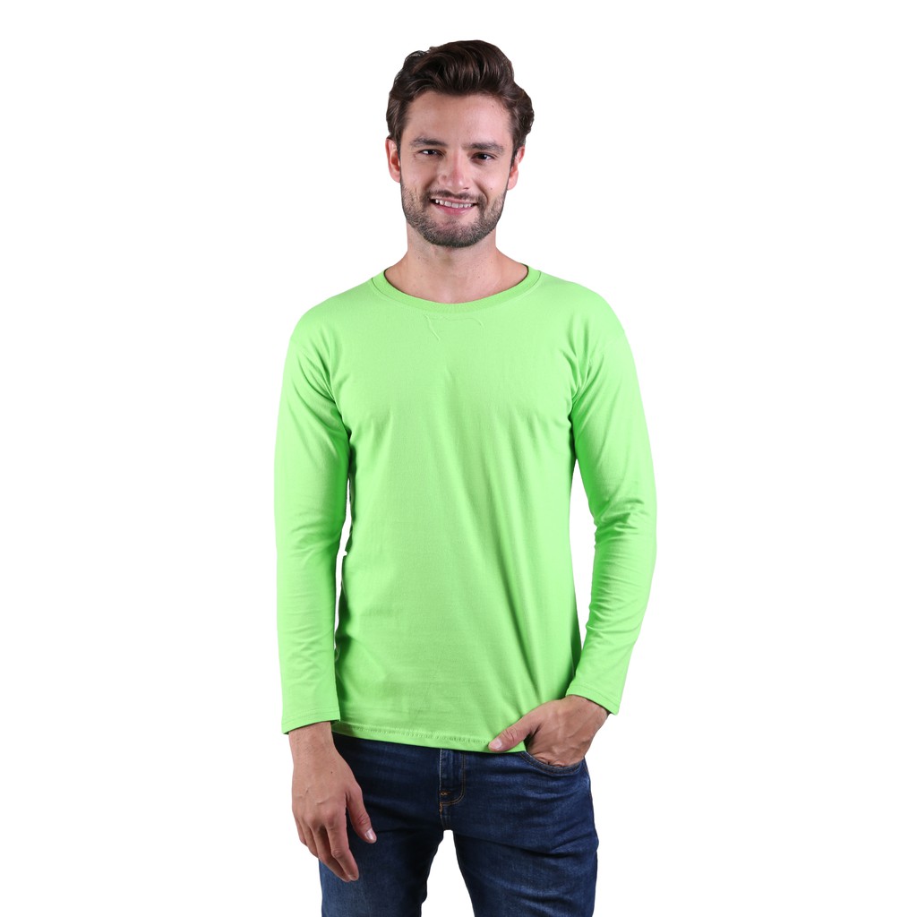 Kaos Panjang Pria Keren - Banyak Pilihan Warna PLS (COMB)