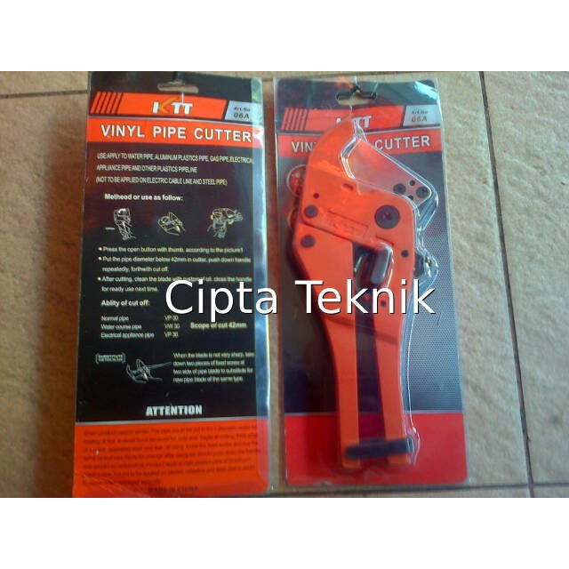 Pemotong Pipa Pvc / Gunting Pipa Pvc