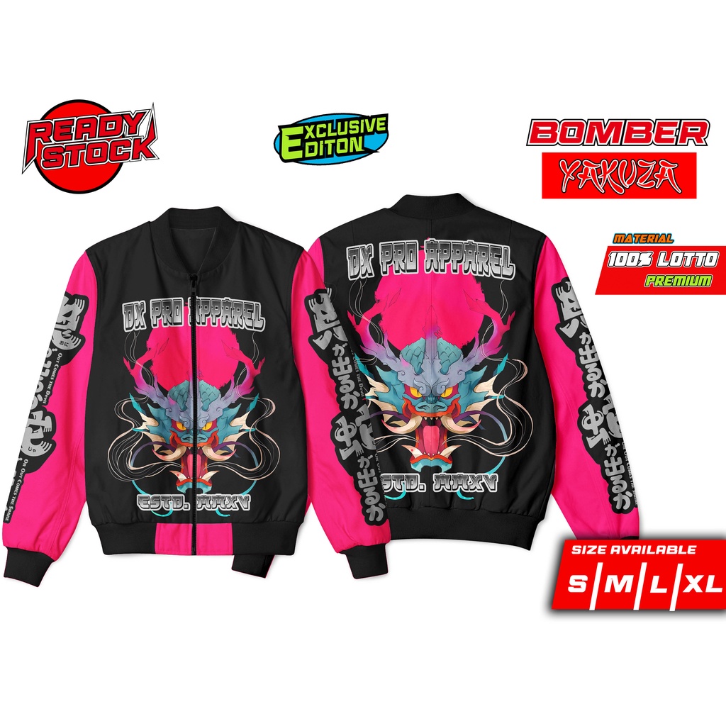 JAKET BOMBER RACING PRO X YAKUZA FUZANGLONG