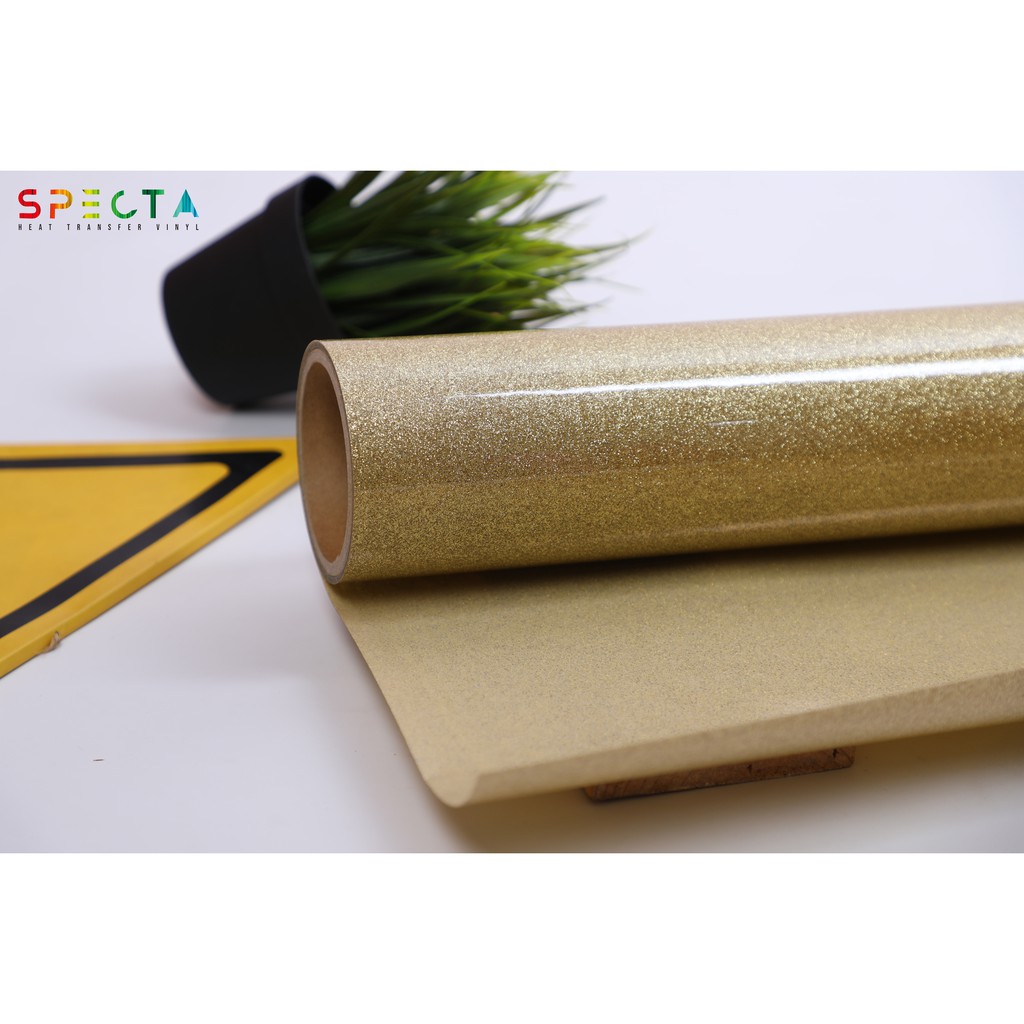 POLYFLEX GLITTER KOREA SPECTAFLEX GLITTER GT-05 HTV LIGHT GOLD