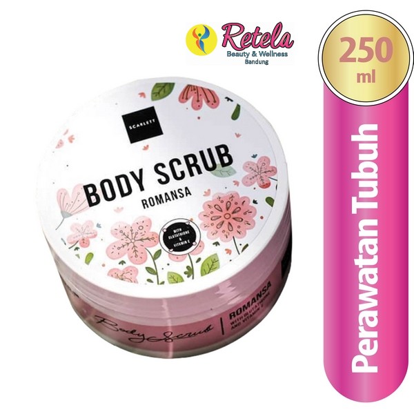 100% Original - Scarlett B.Scrub Romansa 2 / Scarlett Body Scrub  / Scarlett Body Scrub Romansa