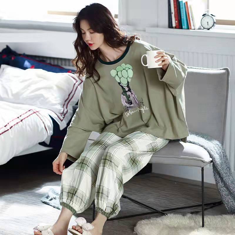 BAJU TIDUR PIYAMA SET PP LENGAN PANJANG CELANA PANJANG IMPORT PREMIUM BANYAK MOTIF